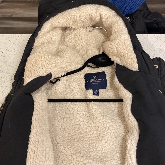 Black American Eagle Jacket. Size small - Picture 3 of 4